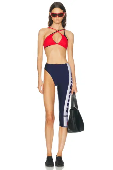 Jean Paul Gaultier Asymmetric Cyclist Capri | Thumbnail 5