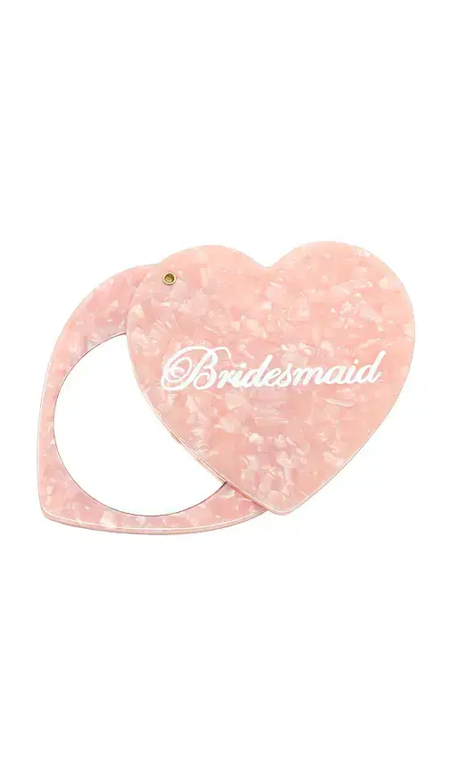Solar Eclipse Hand-Painted Bridesmaid Compact Mirror