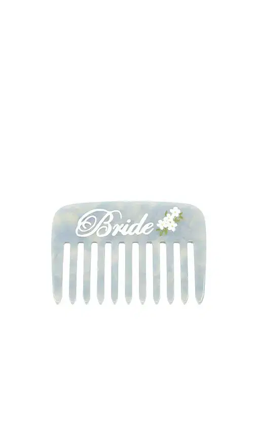 Solar Eclipse Hand-Painted Bride Pocket Comb