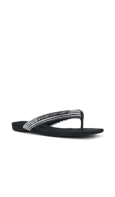 Alexander Wang Jenna Tubular Flat Thong Sandal | Thumbnail 2 Alexander Wang Jenna Tubular Flat Thong Sandal | Thumbnail 2