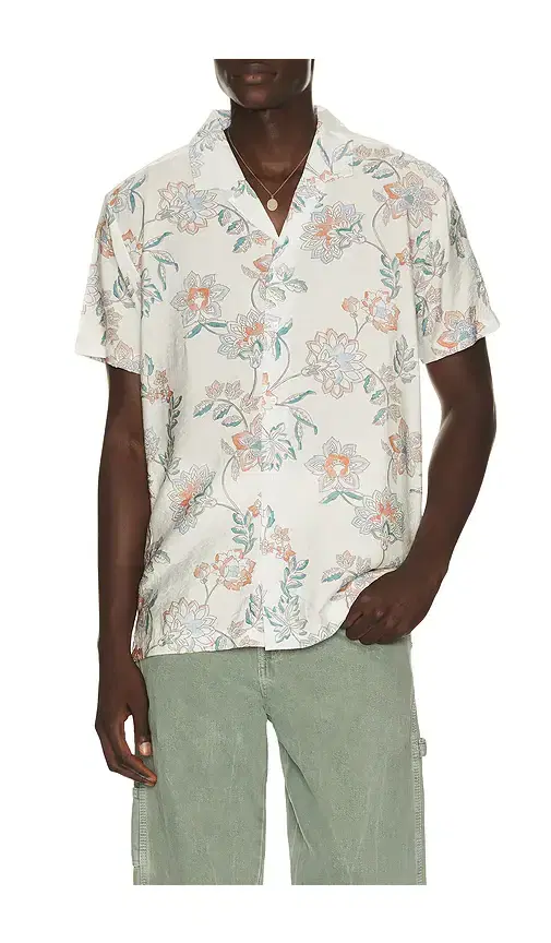 Textured Camp Shirt