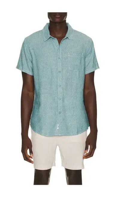 Vintage Summer Linen Button Down Shirt | Thumbnail 1