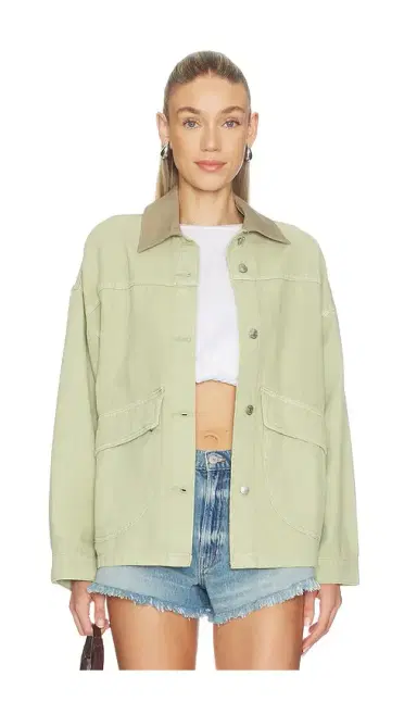 Free People X We The Free Lemon Denim Jacket | Thumbnail 1 Free People X We The Free Lemon Denim Jacket | Thumbnail 1