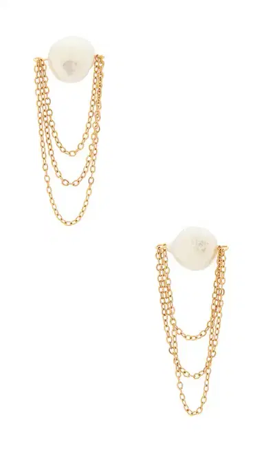 Casa Clara Larsen Pearl Drop Earrings | Thumbnail 1