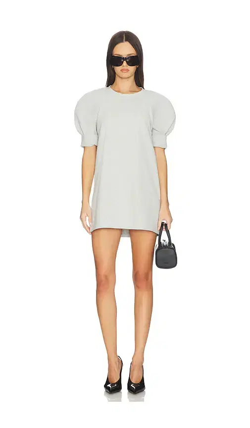Short Sleeve Bomber 1980s Mini Dress