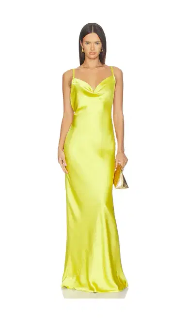 Norma Kamali Cross Back Bias Gown | Thumbnail 2