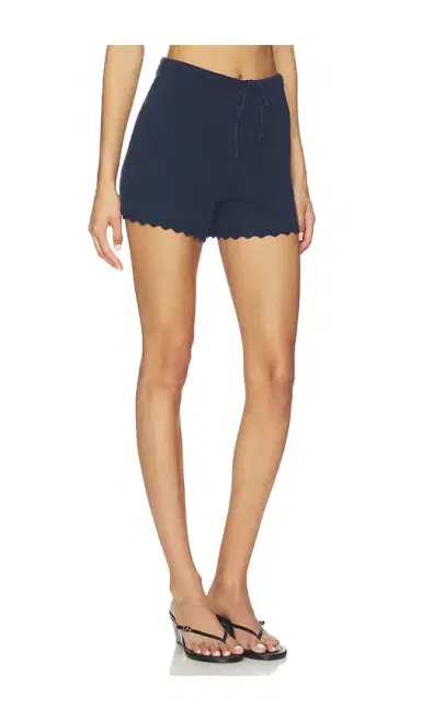 525 America Rosalia Lace Hem Shorts | Thumbnail 2