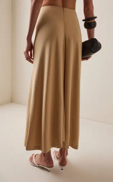 TOTEME Flared Jersey Midi Skirt | Thumbnail 4 TOTEME Flared Jersey Midi Skirt | Thumbnail 4