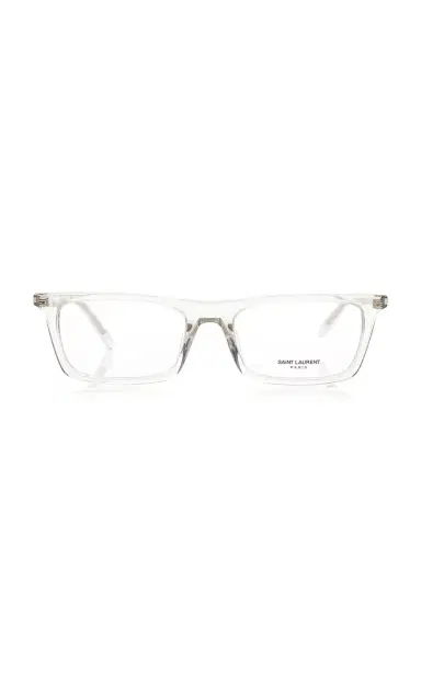 Saint Laurent Betty Thin Square-Frame Acetate Glasses | Thumbnail 1 Saint Laurent Betty Thin Square-Frame Acetate Glasses | Thumbnail 1