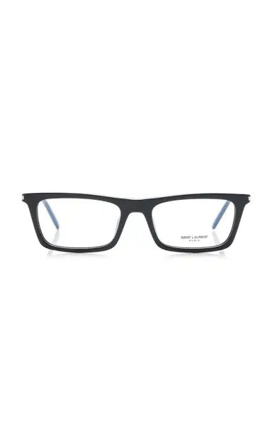 Saint Laurent Betty Thin Square-Frame Acetate Glasses | Thumbnail 1