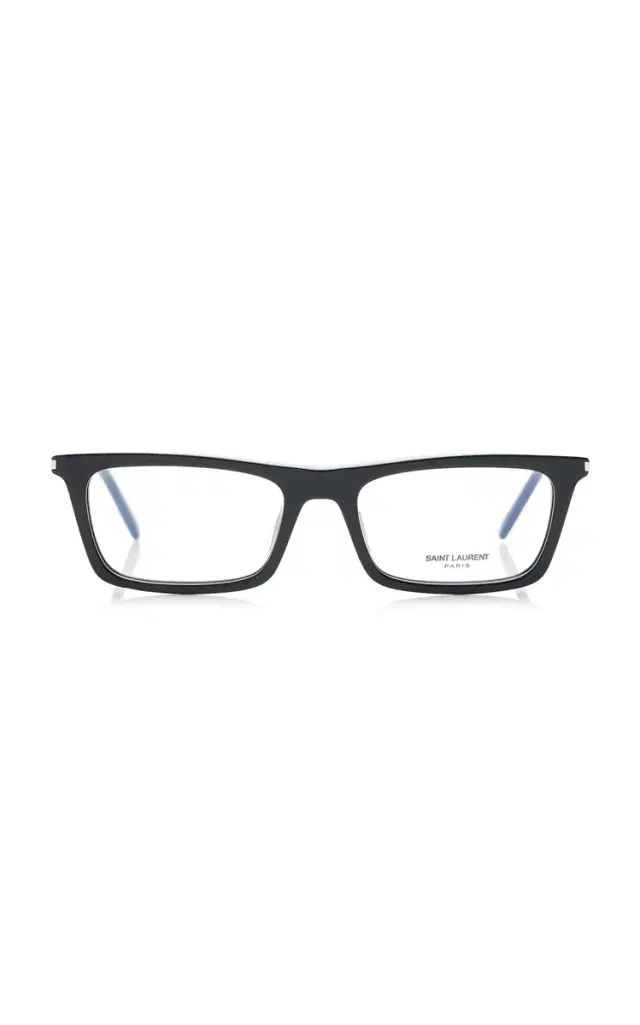 Saint Laurent Betty Thin Square-Frame Acetate Glasses