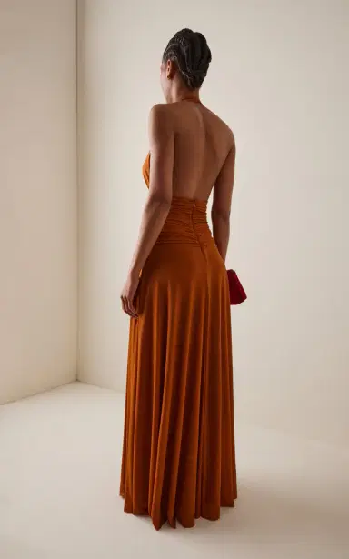 Staud Alessandra Pleated Maxi Dress | Thumbnail 4 Staud Alessandra Pleated Maxi Dress | Thumbnail 4