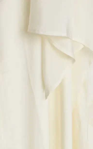 STAUD Kira Draped Silk Maxi Dress | Thumbnail 5
