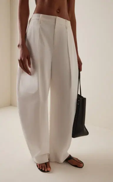 Staud Elias Cotton-Blend Wide-Leg Pants | Thumbnail 3 Staud Elias Cotton-Blend Wide-Leg Pants | Thumbnail 3