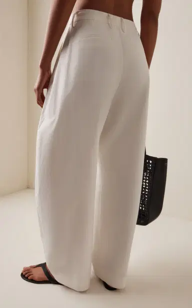 Staud Elias Cotton-Blend Wide-Leg Pants | Thumbnail 4 Staud Elias Cotton-Blend Wide-Leg Pants | Thumbnail 4