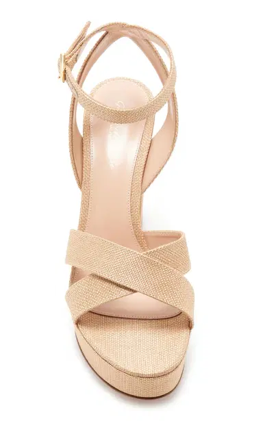 Gianvito Rossi Sabrina Haiti Raffia Sandals | Thumbnail 3 Gianvito Rossi Sabrina Haiti Raffia Sandals | Thumbnail 3