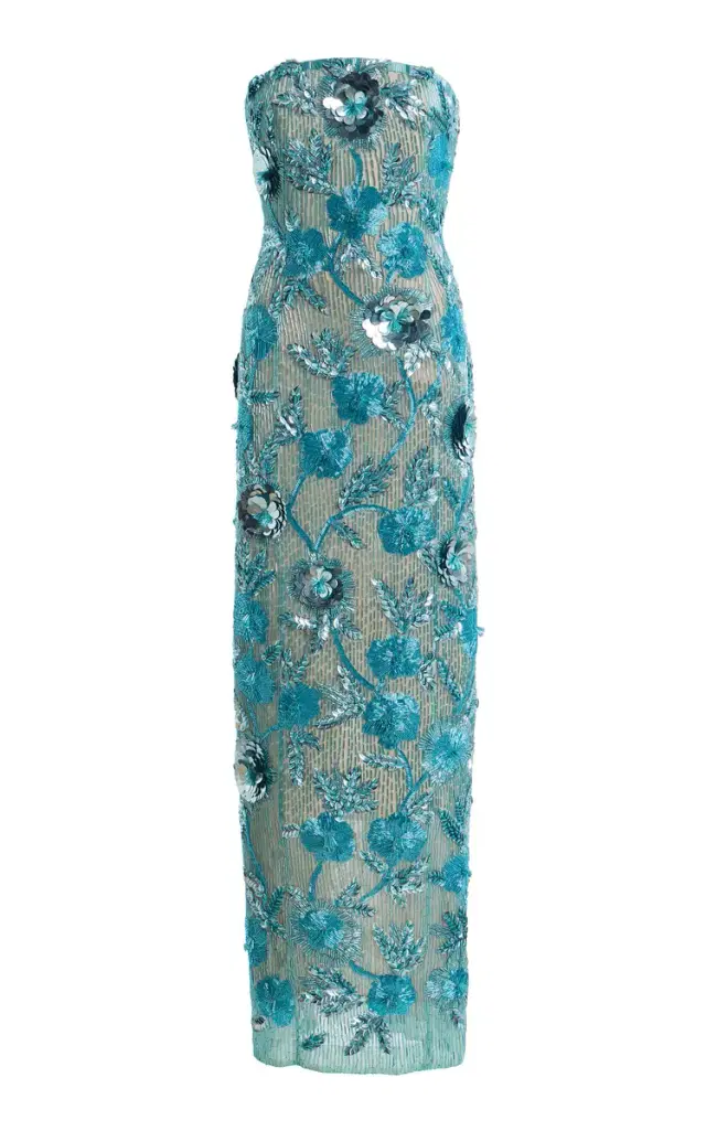 Rachel Gilbert Exclusive Pierre Embellished Tulle Gown