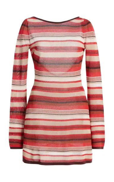 SIR. Exclusive Coastline Striped Mini Dress | Thumbnail 7 SIR. Exclusive Coastline Striped Mini Dress | Thumbnail 7