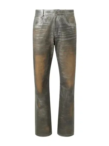 424 Straight-Leg Leather Trousers - Men | Thumbnail 1