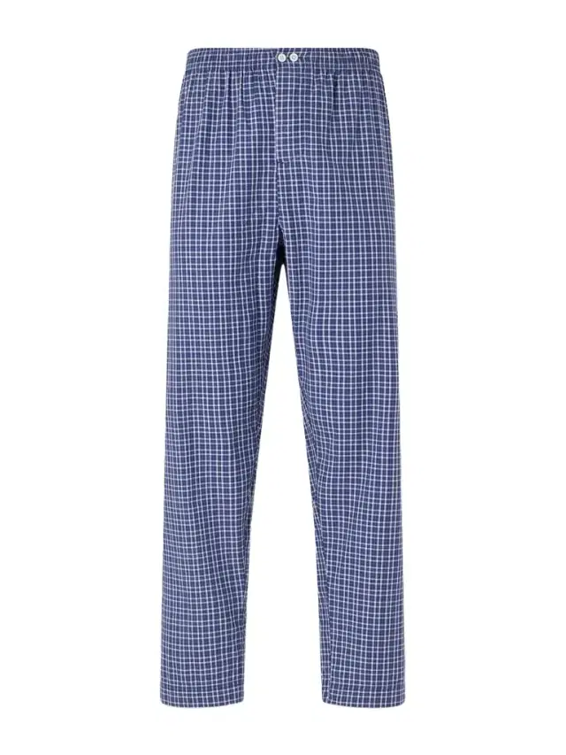 Tekla Straight-Leg Checked Organic Cotton-Poplin Pyjama Trousers - Men