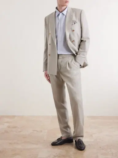 MR P. Tapered Wool Suit Trousers - Men | Thumbnail 2