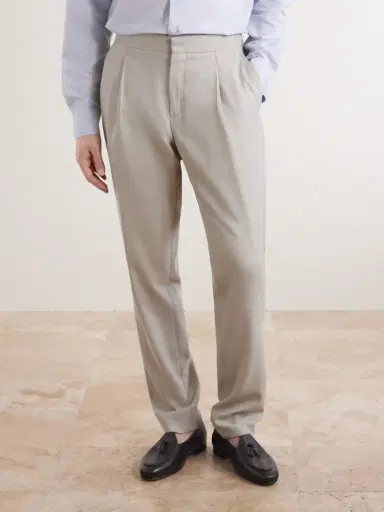 MR P. Tapered Wool Suit Trousers - Men | Thumbnail 3