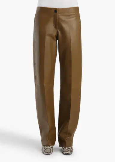 Khaite Mita Pant In Dark Olive | Thumbnail 3 Khaite Mita Pant In Dark Olive | Thumbnail 3