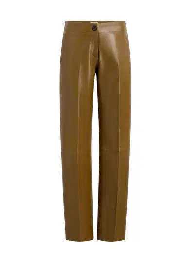 Khaite Mita Pant In Dark Olive | Thumbnail 1 Khaite Mita Pant In Dark Olive | Thumbnail 1