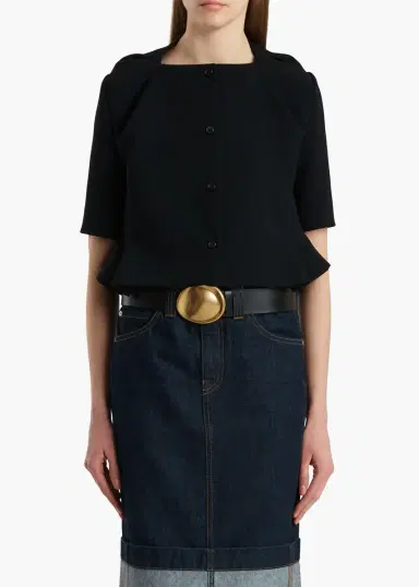 Khaite Franc Jacket In Black | Thumbnail 3