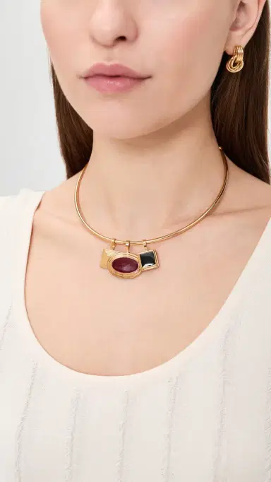 Heaven Mayhem Solene Choker Bundle Gold Gold One Size | Thumbnail 3