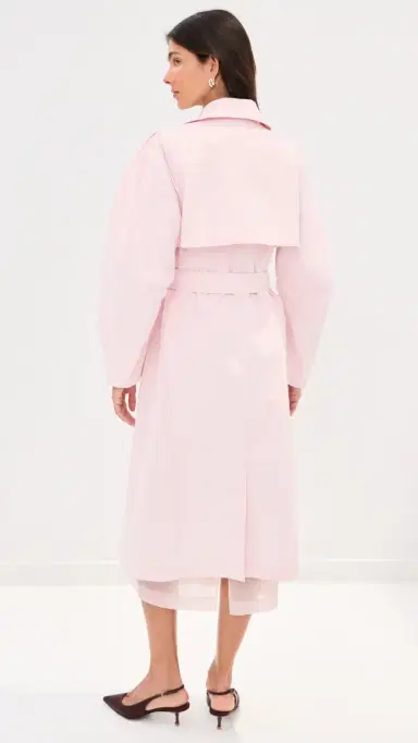 LE BOP Toby Trench Coat Icy Pink L | Thumbnail 3