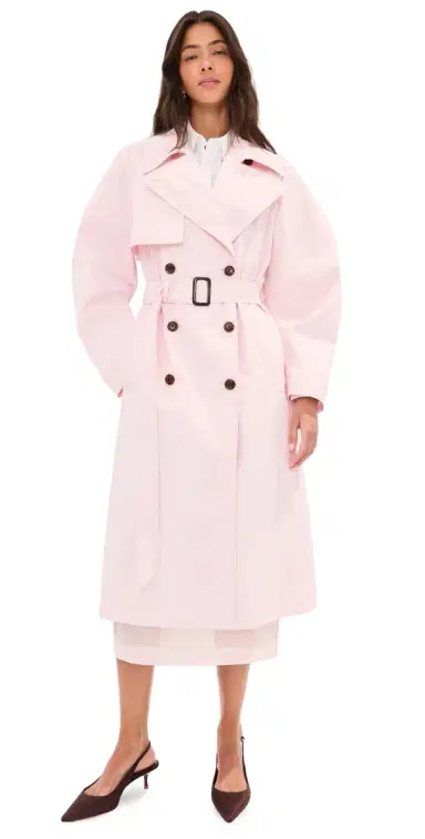LE BOP Toby Trench Coat Icy Pink L | Thumbnail 1