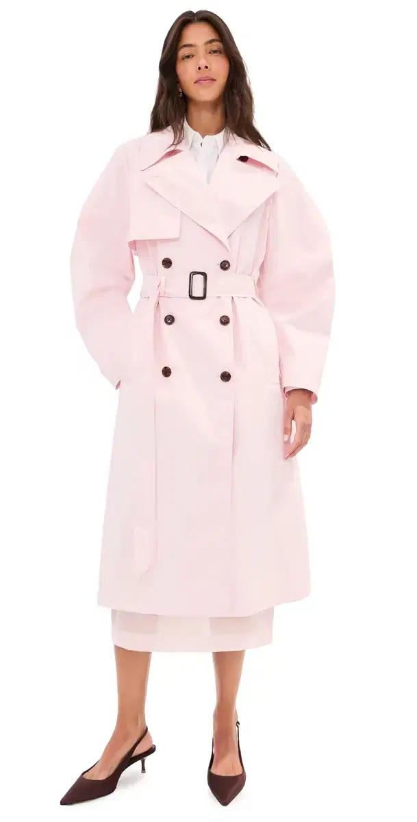 LE BOP Toby Trench Coat Icy Pink