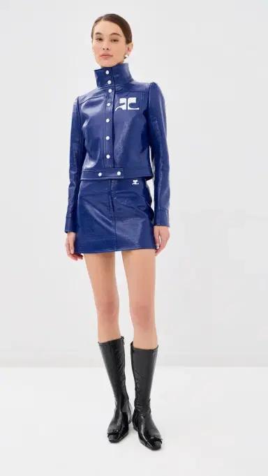 Courrèges Reedition Vinyl Mini Skirt | Thumbnail 2