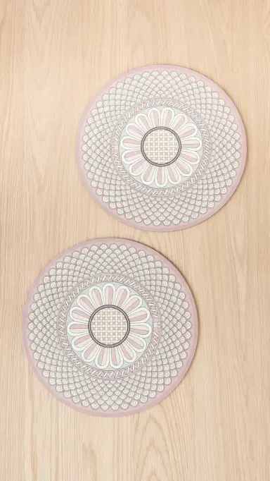 La DoubleJ Hardback Placemats Set of 2 Napoli One Size | Thumbnail 2