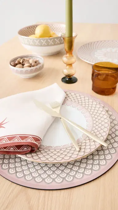 La DoubleJ Hardback Placemats Set of 2 Napoli One Size | Thumbnail 4