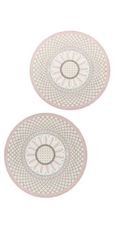 La DoubleJ Hardback Placemats Set of 2 Napoli One Size | Thumbnail 1