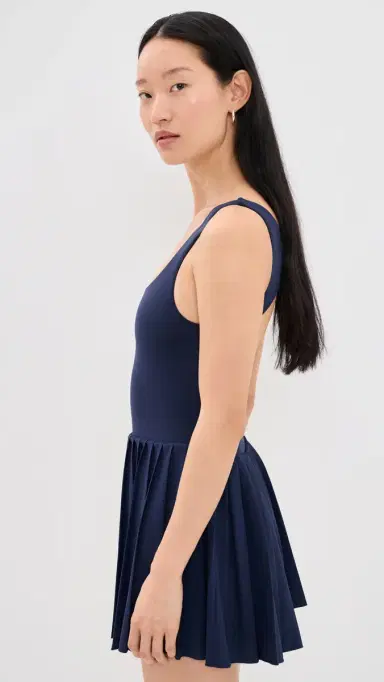 Sporty & Rich Signature Logo Court Dress Dark Navy White | Thumbnail 4 Sporty & Rich Signature Logo Court Dress Dark Navy White | Thumbnail 4