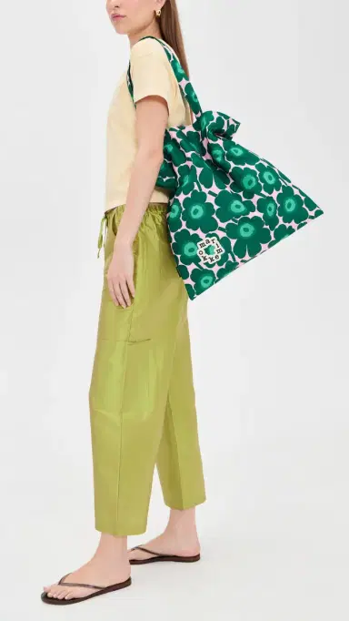 Marimekko Metka Mini Unikko Shoulder Bag dark green, pink, green One Size | Thumbnail 3