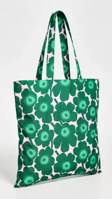 Marimekko Metka Mini Unikko Shoulder Bag dark green, pink, green One Size | Thumbnail 4