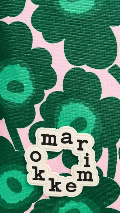 Marimekko Metka Mini Unikko Shoulder Bag dark green, pink, green One Size | Thumbnail 5