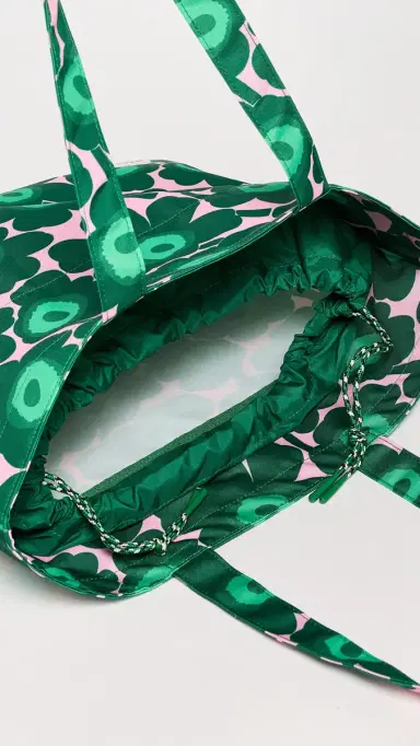 Marimekko Metka Mini Unikko Shoulder Bag dark green, pink, green One Size | Thumbnail 6