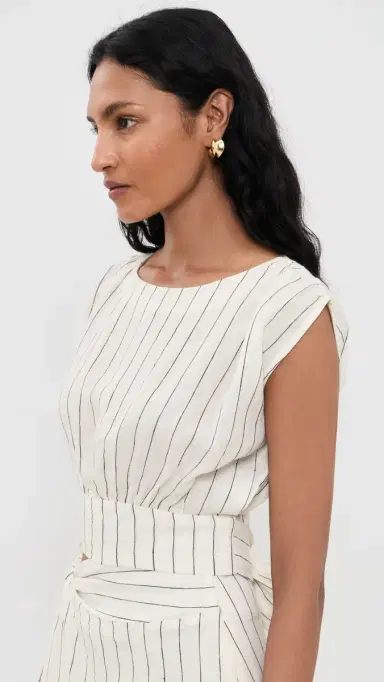 Merlette Shaan Stripe Linen Top | Thumbnail 4 Merlette Shaan Stripe Linen Top | Thumbnail 4