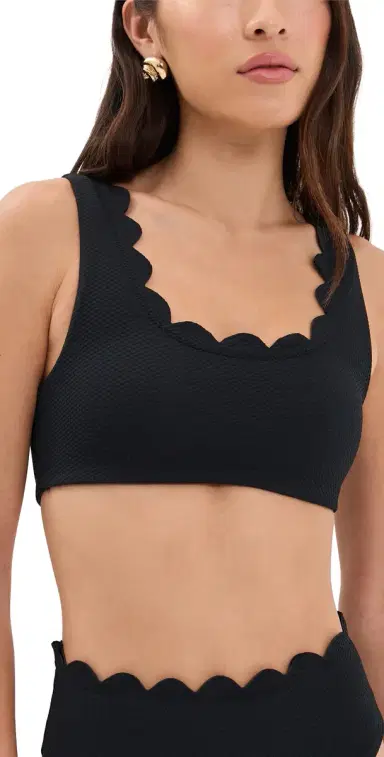 Beach Riot Madison Bikini Top Black | Thumbnail 1