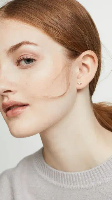 Shashi Trinity Stud Earrings | Thumbnail 3
