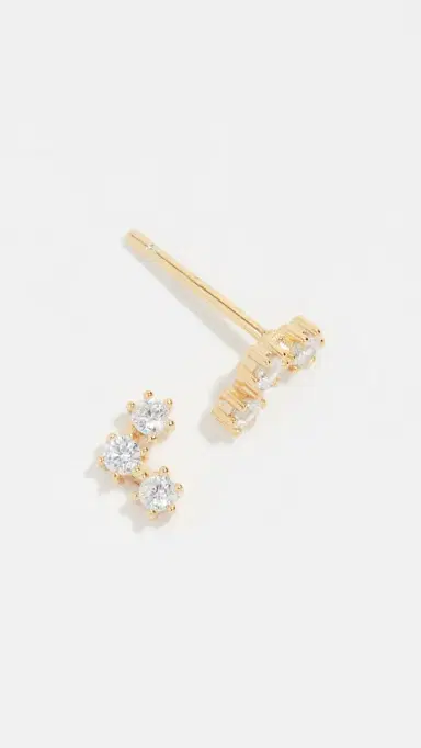 Shashi Trinity Stud Earrings | Thumbnail 4
