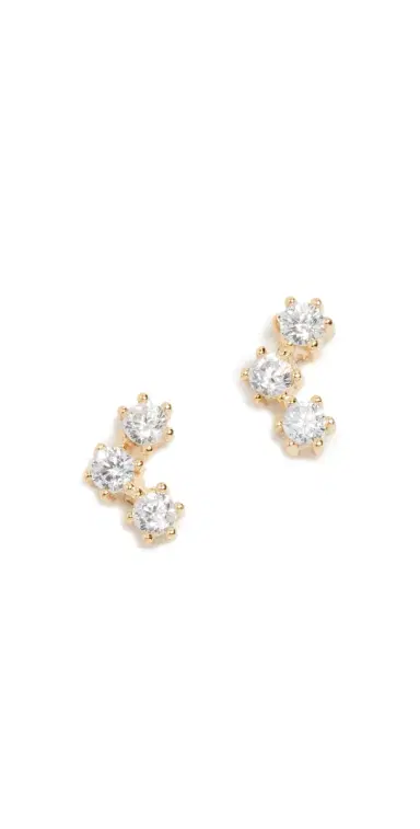 Shashi Trinity Stud Earrings | Thumbnail 1