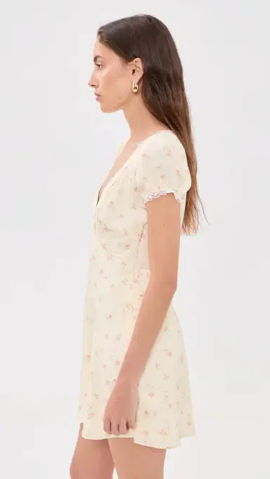 LoveShackFancy Yasmin Dress Lemon Haze | Thumbnail 4