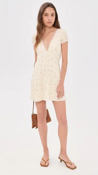 LoveShackFancy Yasmin Dress Lemon Haze | Thumbnail 5