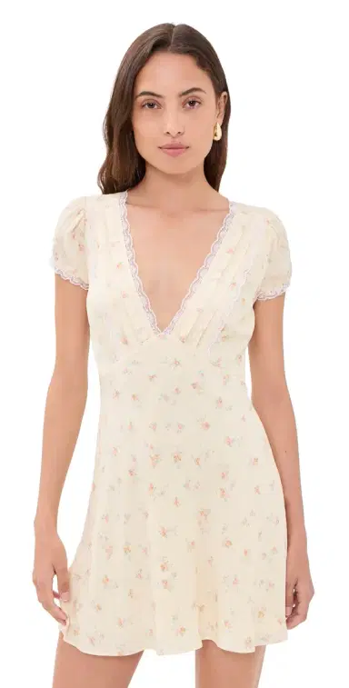 LoveShackFancy Yasmin Dress Lemon Haze | Thumbnail 1